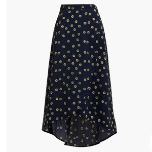 SOLD - JCREW MIDI SKIRT WITH OTHER LAPPING FRONT